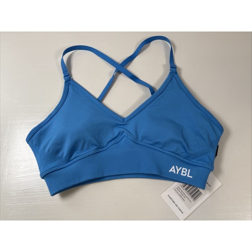 AYBL Women's Adapt Seamless Sports Bra Spring Cobalt Size XSmall